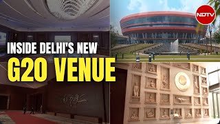 Inside Bharat Mandapam  Delhis Newly Built Swanky G20 Venue [upl. by Burd]