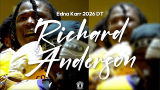 Richard Anderson Karr 2026 DT  Sophomore Mixtape 🔥🔥🏈 [upl. by Eednarb]