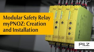 myPNOZ Your New Modular Safety Relay is Here  Pilz [upl. by Anyahc]