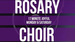 17 Minute Rosary  1  Joyful  Monday amp Saturday  SPOKEN  CHOIR [upl. by Scrivens]