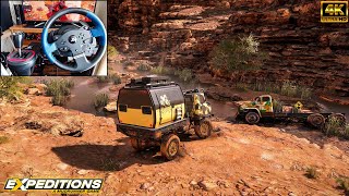 Offroad Truck Recovery  Expeditions Mudrunner  Thrustmaster T150 Gameplay [upl. by Novla]