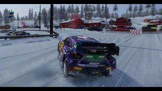 Rally Sweden  WRC Generations PC  Ford Puma Rally hybrid  4K max settings  RTX 4090 [upl. by Tunk]