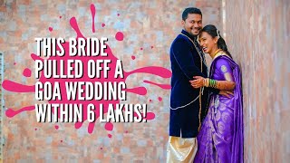 Goa Wedding Under 6 Lakhs  Budget Wedding  WedMeGood [upl. by Haydon]