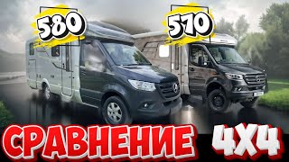 4x4 Сравнение от официального дилера HYMER MLT 580 и MLT 570 Автодом высокой проходимости [upl. by Ahsienat]