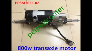 24v 800w Brushed gear mobility scooter transaxle motor good quality with electromagnetic brake [upl. by Mitchel47]