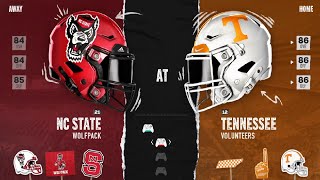 Dynasty CFB 25 NC State Vs Tennessee Simulation 2024 Year 1 [upl. by Tamberg]