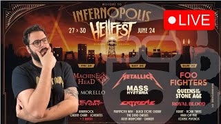 Live 12  Laffiche du Hellfest 2024 [upl. by Fiora]