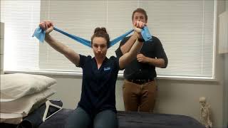 Jaw Pain Exercise Deep neck flexor with band exercise By All Care Physiotherapy [upl. by Rice]