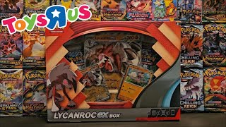 TOYS R US EXCLUSIVE Pokemon Cards TCG Lycanroc ex Box Opening [upl. by Plante]