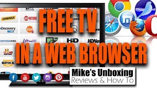 FREE LIVE TV From Around The World In Your Web Browser [upl. by Anyaled]