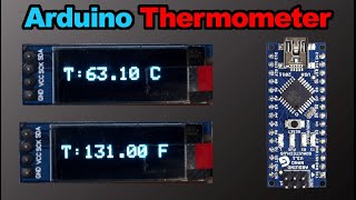 How To Make Arduino Thermometer Celsius amp Fahrenheit Reading [upl. by Giana]