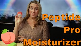 PEACH amp LILY Skincare New 🆕🍑 Peptide Pro Firming Moisturizer Review amp How to Use [upl. by Tova86]