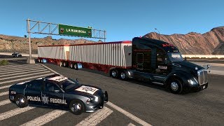 Kenworth T680 ALCA con Full de Tolvas Graneleras Banens  De Mexicali a Ensenada Baja California [upl. by Enahs]