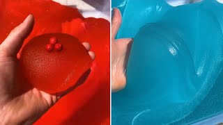 Jelly slime Satisfying slime ASMR compilation [upl. by Amble]