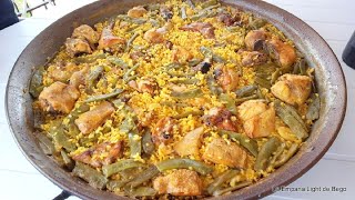 Receta de Paella Valenciana Paso a Paso A la leña [upl. by Snook220]