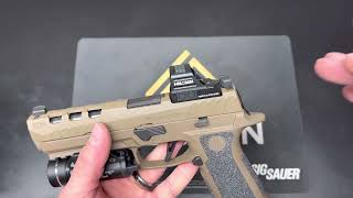 Sig Sauer P320 XFIVE DH3 First Impressions [upl. by Codding]