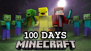 100 Days on a Zombie Apocalypse in Minecraft [upl. by Claudina]