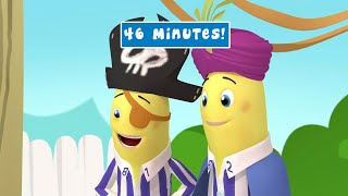 Animated Halloween Compilation  Full Episodes  Bananas in Pyjamas Official [upl. by Eglanteen]