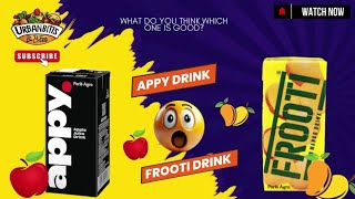 Frooti 🥭 VS Appy 🍎  Which Is Better [upl. by Airdnek562]