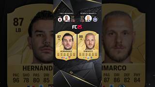 Theo Hernández vs Federico Dimarco FIFA 16  FC 25 fifa cardfifa fc25 easports [upl. by Eanaj645]