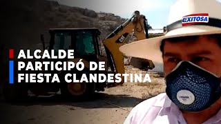 🔴🔵Chiclayo Alcalde de Pátapo participó de fiesta pese a inmovilización social obligatoria [upl. by Tnek]