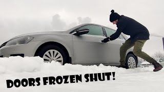 Car Doors Frozen Shut [upl. by Frisse]