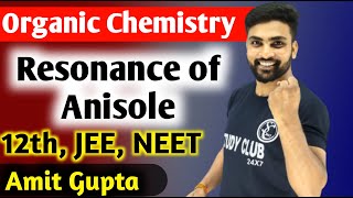 Resonating Structure Of Anisole  Anisole Resonance  Resonance  Resonance Effect  Amit Gupta [upl. by Arres891]