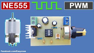 part2 Full details video PWM DC Motor Speed Controller using NE555 [upl. by Hekking]