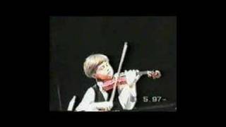 P Sarasate Zigeunerweisen for violin and piano  11 Year Old Tymur Melnyk [upl. by Annahpos893]