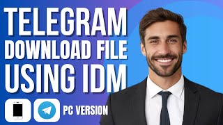 How to Download File From Telegram Using Idm new method [upl. by Onig808]