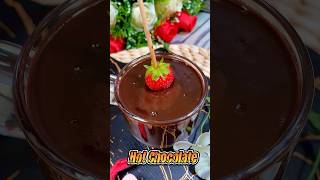 Hot chocolate heaven with marshmallows amp strawberries 🍫🍓 recipe shorts chocolate ytshorts [upl. by Nele]