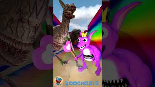 RAINBOW BIG MAZE COMPARISON REALISTIC ZOOCHOSIS SCARY ANIMALS VS ZOONOMALY MONSTERS in Gmod shorts [upl. by Sinnal147]