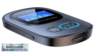 2in1 Bluetooth Adapter Receiver Transmitter with HD Display Audio Adapter Bluetooth 53 Review [upl. by Colinson536]