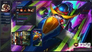 Skin Corki Arcade Prélancement  League of Legends [upl. by Tevis463]