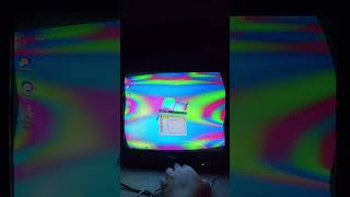 CRT monitor degauss 🧲 crttv [upl. by Buehrer965]