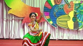 Folk dance  Malayalam  Adiye keladiye  Fifth standard student  A grade [upl. by Hallutama]