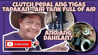 Air Type  Clutch system problem  air tank  full but clutch pedal hard to push [upl. by Millhon28]