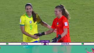 HIGHLIGHTS Brazil 10Z ambia  FIFA U17 Women’s World Cup 2024 [upl. by Malkah]