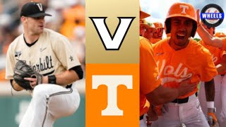 4 Vanderbilt vs Tennessee Highlights Game 2  2023 College Baseball Highlights [upl. by Nyledam]