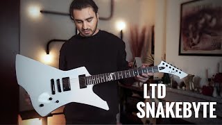 LTD SNAKEBYTE James Hetfield guitar UNBOXING espguitarsusa jameshetfield ltdsnakebyte metallica [upl. by Marillin]