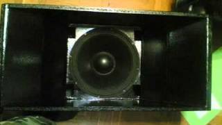 SUBWOOFER HIGH EFFICENCY BASS HORN SYSTEM WITH LOW COST WOOFERS [upl. by Anastice]