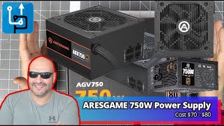 ARESGAME 750W Power Supply [upl. by Ahsei]