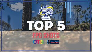 The Top 5 FPO Shots from the Jonesboro Open presented by OTB 2024 [upl. by Stormy]