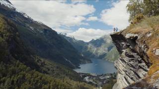 Fjord Norwegen von oben [upl. by Syramad]