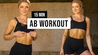 15 MIN ABS amp OBLIQUES Workout  No Equipment  Core strengthening exercises you can do anywhere [upl. by Eneirda]