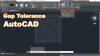 Hatch Gap tolerance in AutoCAD  Advance Hatch in AutoCAD [upl. by Franzoni]