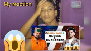 Sahil Rana podcast reaction me 😍  Sahil Rana YouTube journey very sad 😓 part 1 [upl. by Schulein]