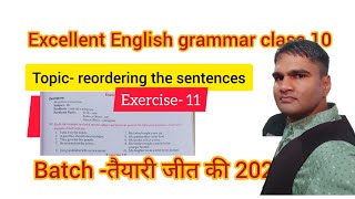 Subject and predicate  pick out predicate parts class 10  reordering the words  sentences [upl. by Dopp]