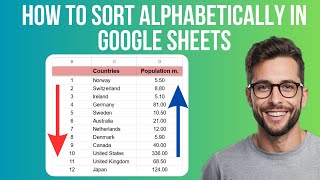 How To Sort Alphabetically In Google Sheets [upl. by Anilatak726]