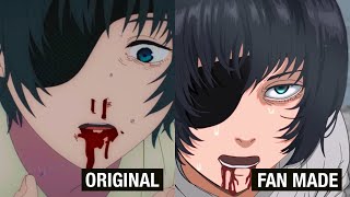 Mappa VS fan animation  chainsaw man Animation comparison [upl. by Mahon]